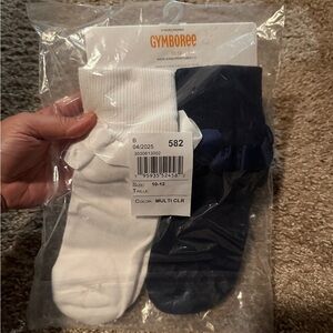 Gymboree Navy and White Casual Socks